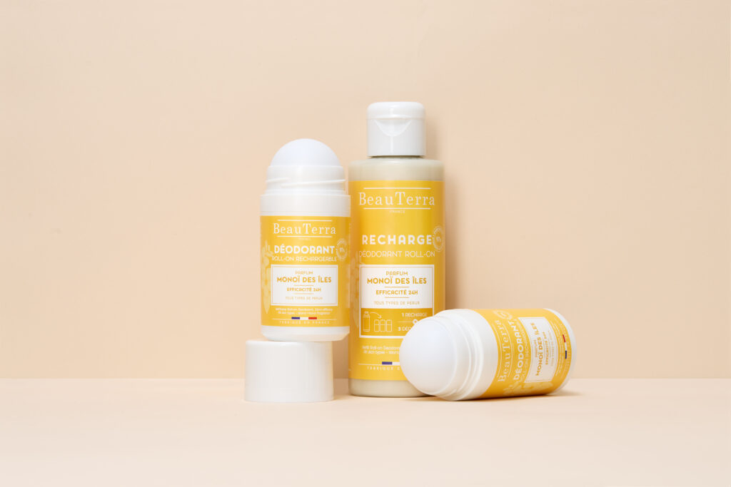 Déodorant 50ml et Recharge 150ml Monoï des Îles BeauTerra