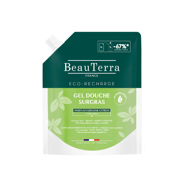 Gel douche surgras verveine citron